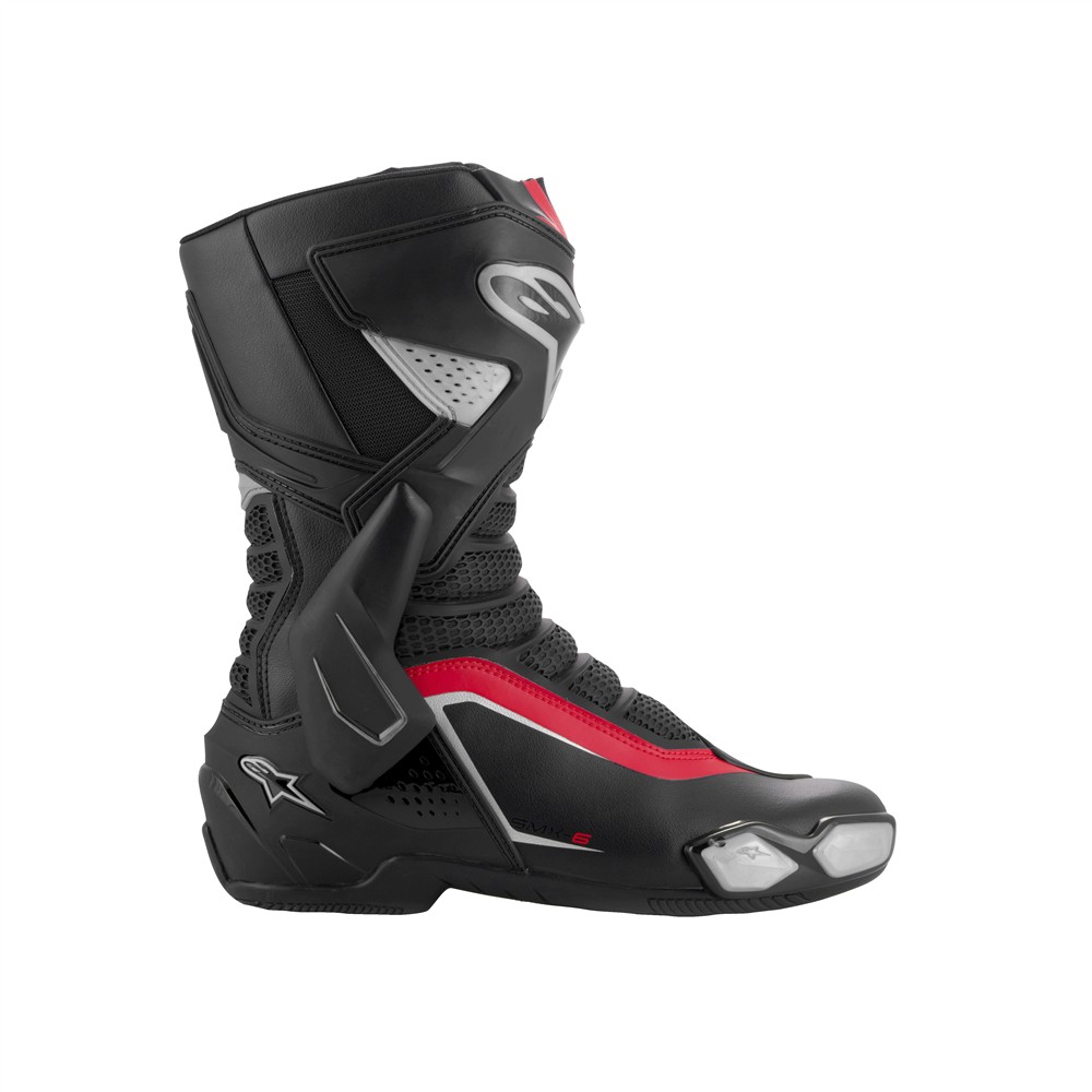 SMX-6 v3 Boots Black/Silver/Red