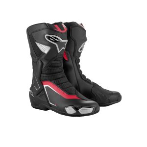 SMX-6 v3 Boots Black/Silver/Red