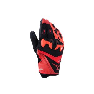 SP-R Pro Gloves Bright Red/Red Fluoro/Black