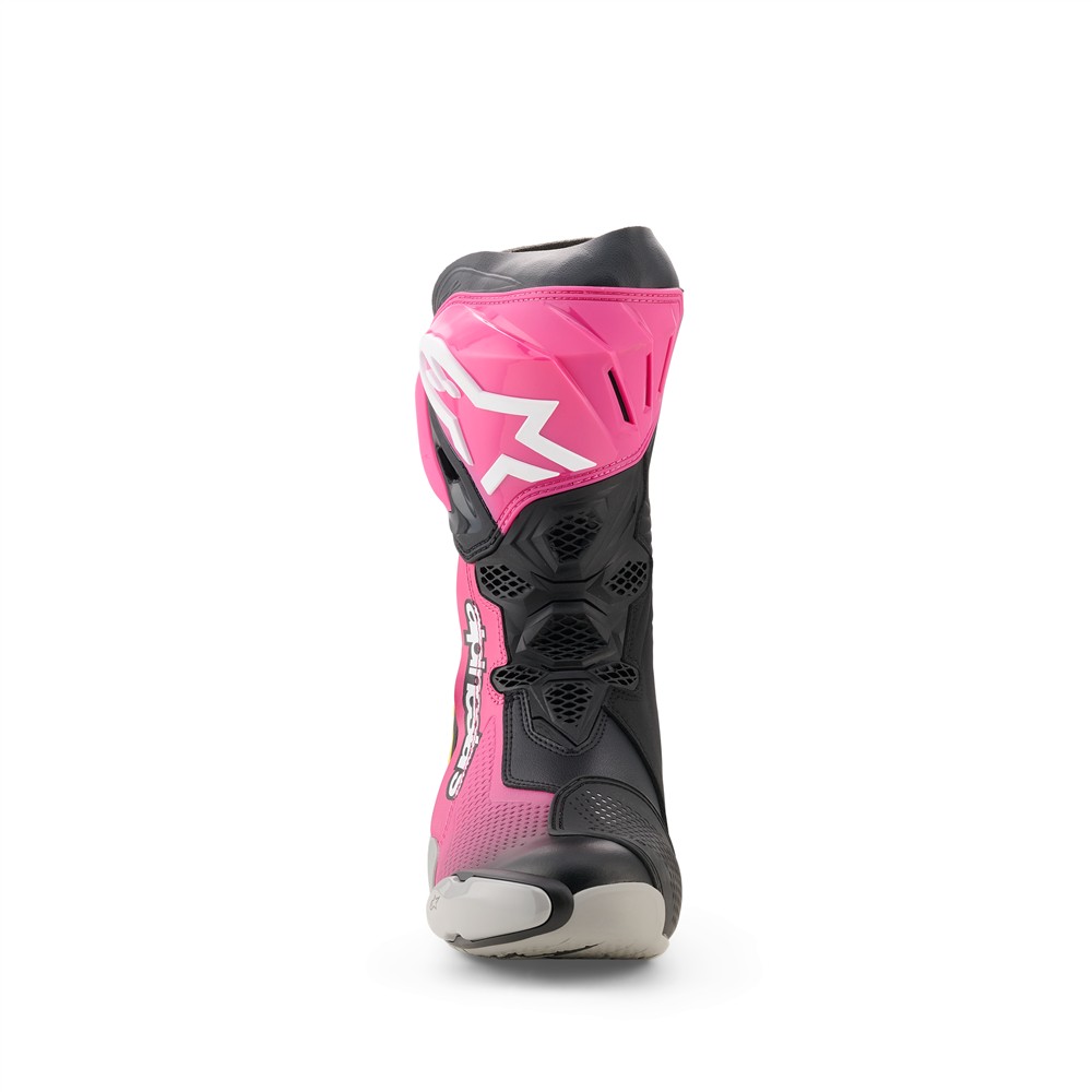 Supertech R Boots Black/Magenta/White/Yellow Fluoro