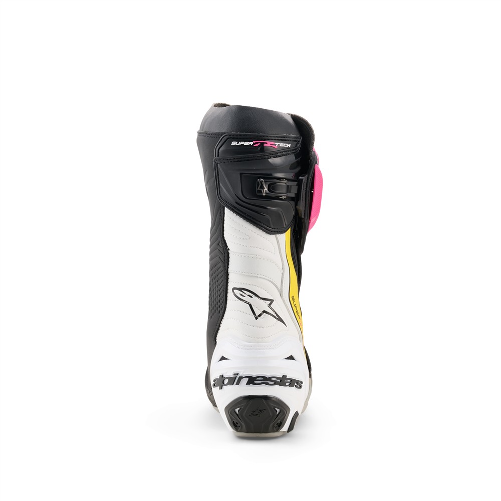 Supertech R Boots Black/Magenta/White/Yellow Fluoro