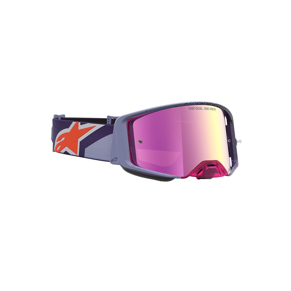 Supertech Hiten Goggle Purple/Red - Mirror Pink Lens