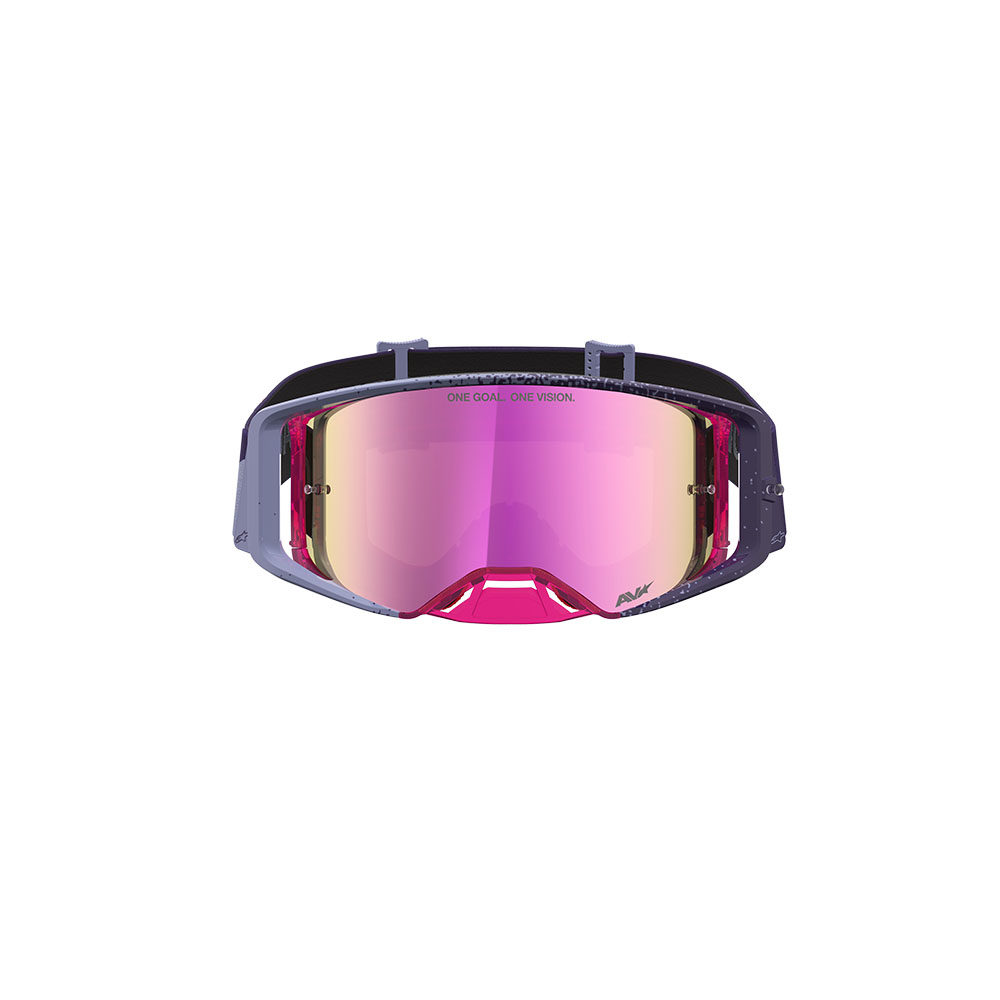 Supertech Hiten Goggle Purple/Red - Mirror Pink Lens