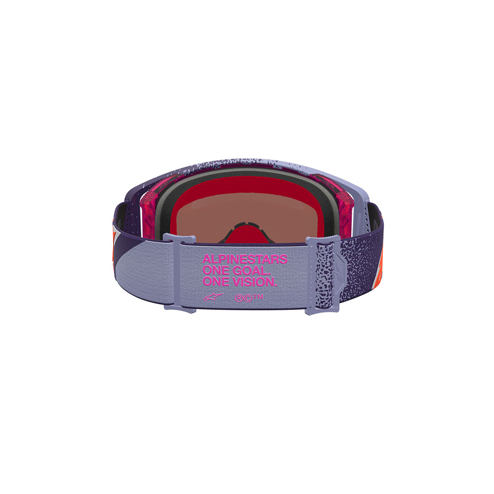 Supertech Hiten Goggle Purple/Red - Mirror Pink Lens