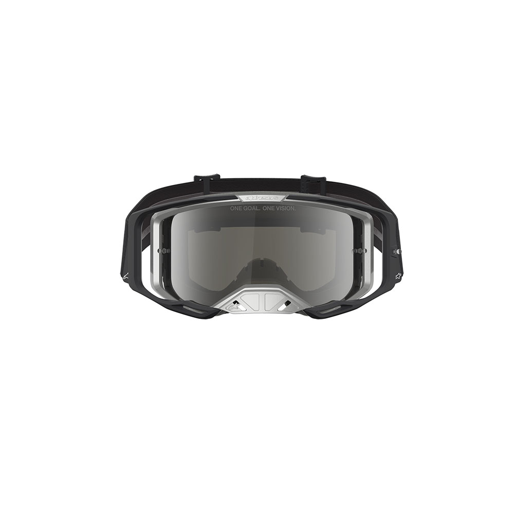 Vision 8 Amber Goggle Black/Silver - Mirror Silver Lens