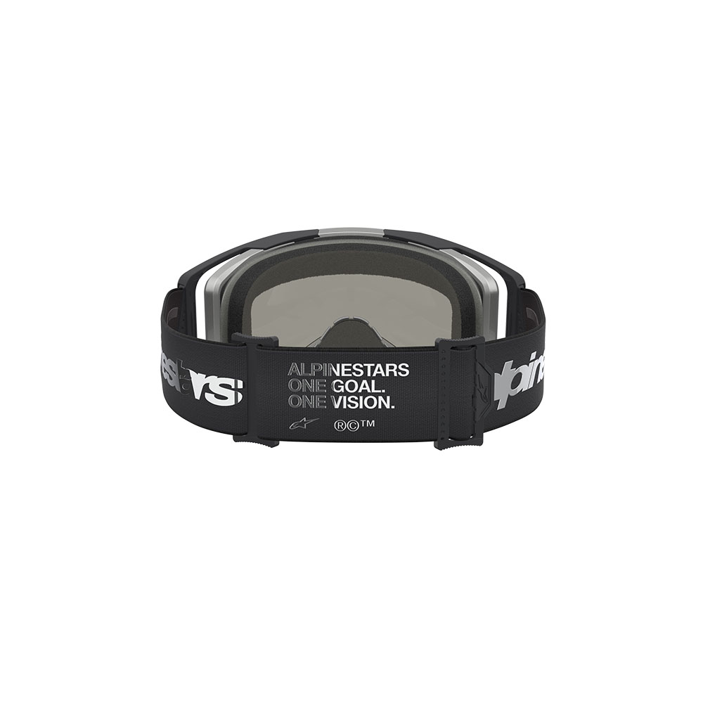 Vision 8 Amber Goggle Black/Silver - Mirror Silver Lens