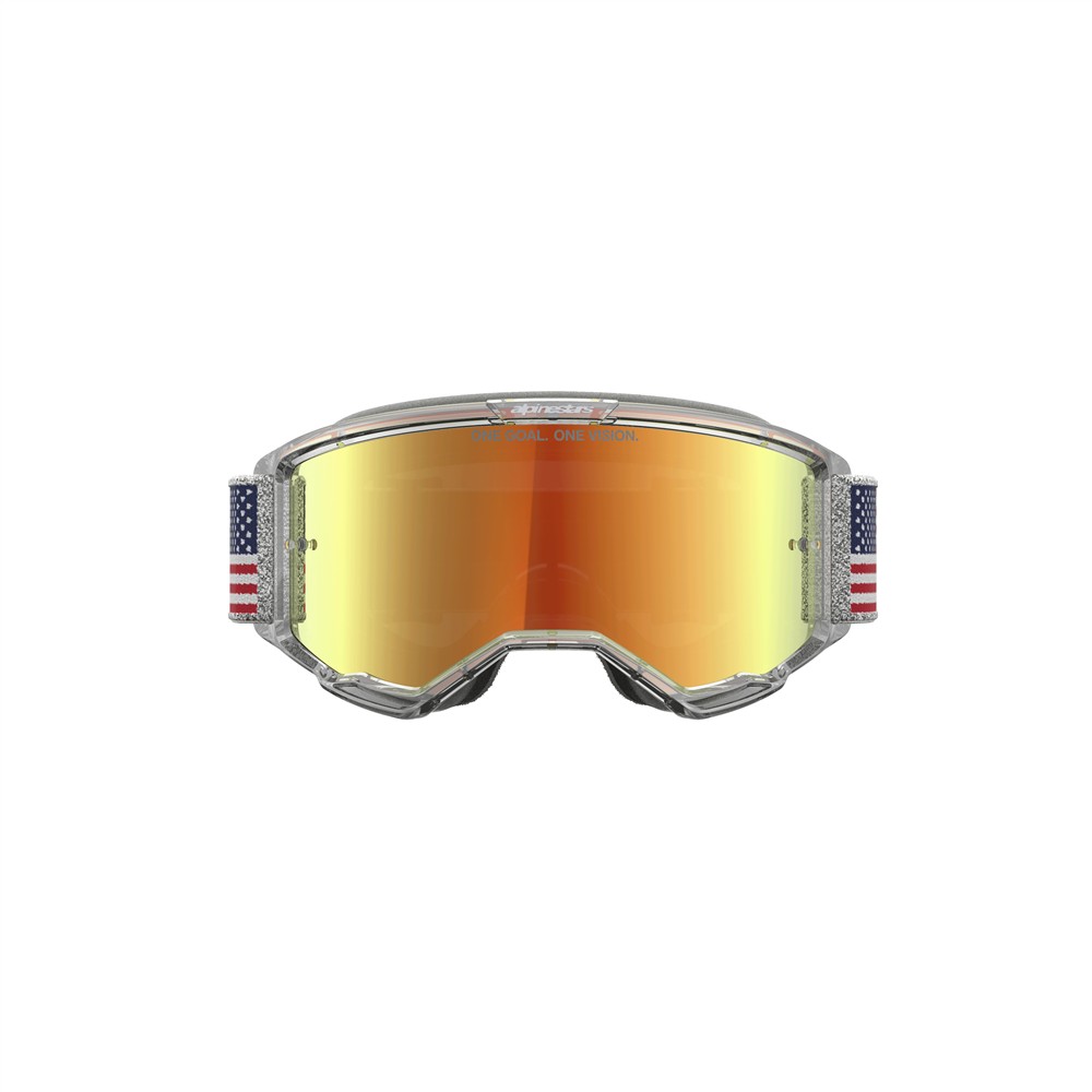 Vision 5 Limited Edition Fiftyfold Goggle Red/White/Blue - Mirror Red Lens