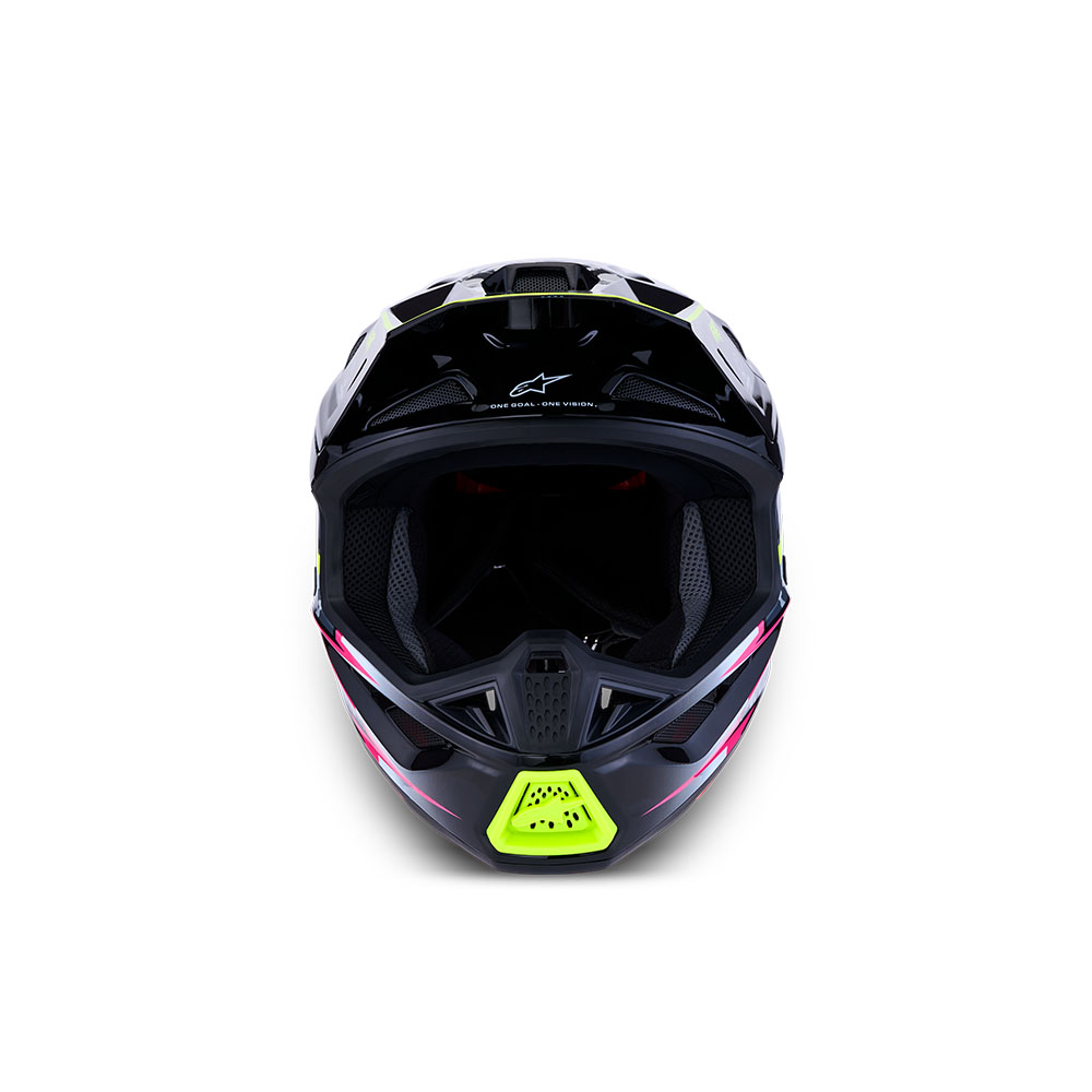 S-M7 Blaster Helmet Black/Gray/White/Yellow Fluoro Gloss