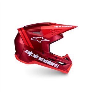 S-M3 Radium Helmet Red Metallic/Red Fluoro/White Gloss