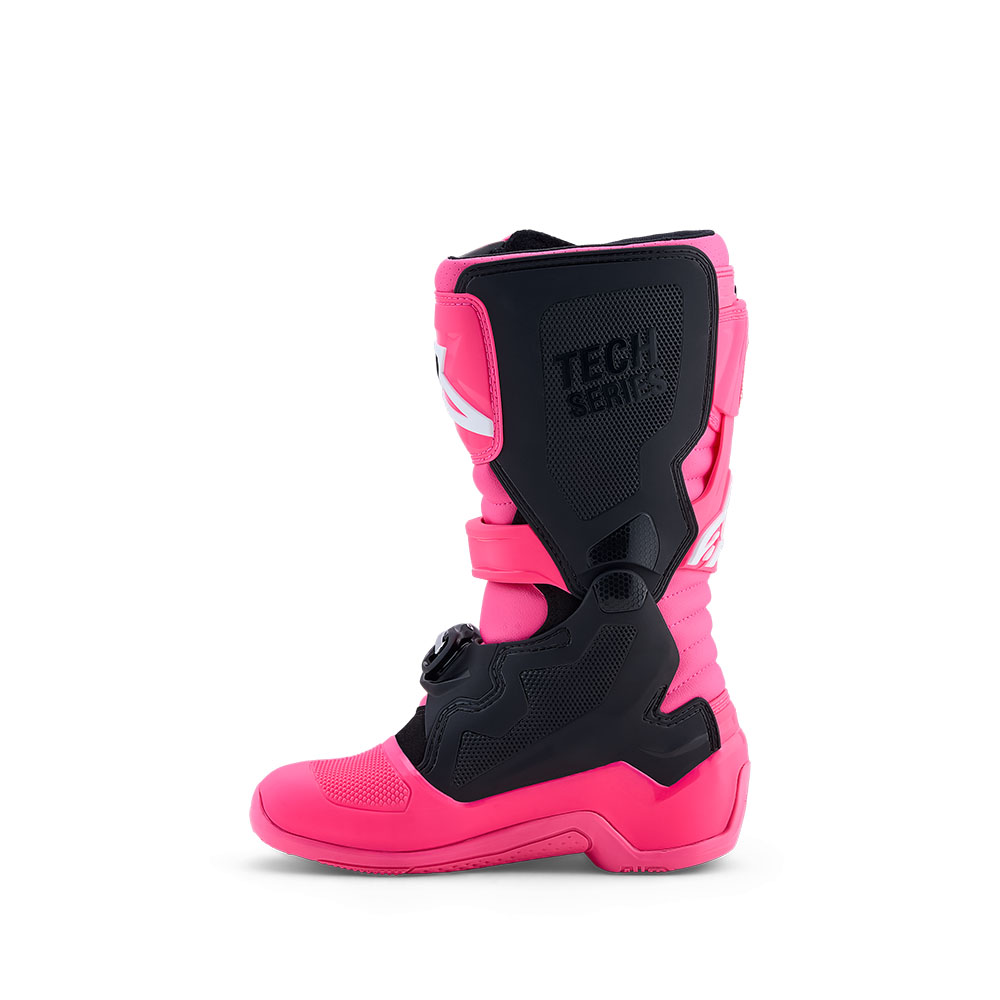 Tech-7S MX Boots Pink Fluoro/Black/White