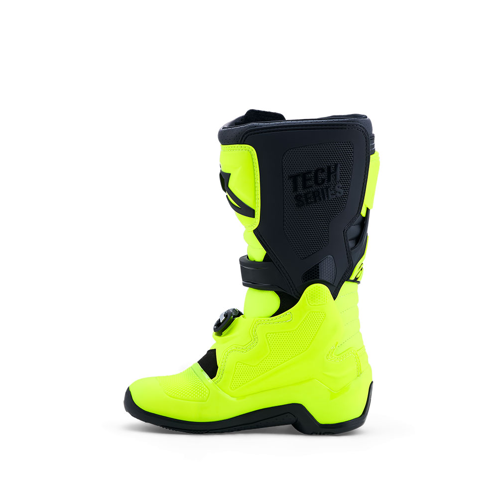 Tech-7S MX Boots Yellow Fluoro/Black