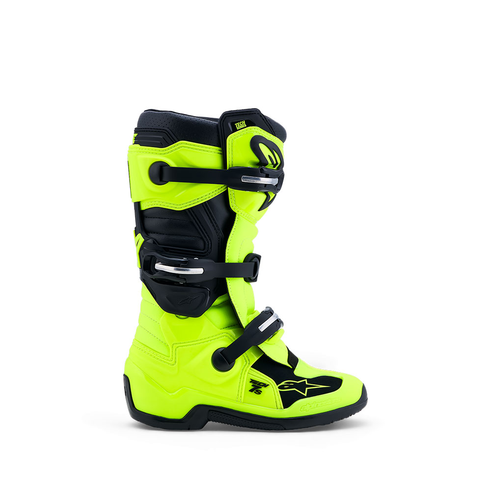 Tech-7S MX Boots Yellow Fluoro/Black