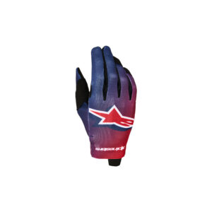 Youth Radar Gloves Fire Red/Deep Blue
