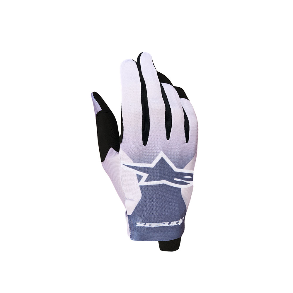 Radar Gloves Ash Gray/Light Lilac/White/Black