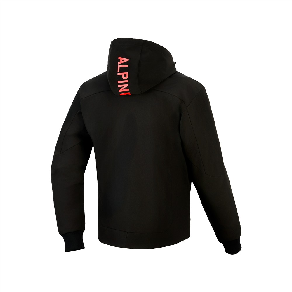 Radium Tech Hoodie Black/Bright Red