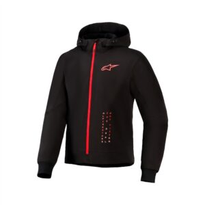 Radium Tech Hoodie Black/Bright Red