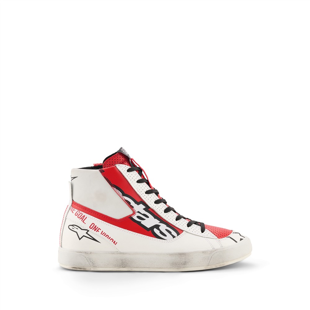 Stated Flair Shoes White/Bright Red 9/42