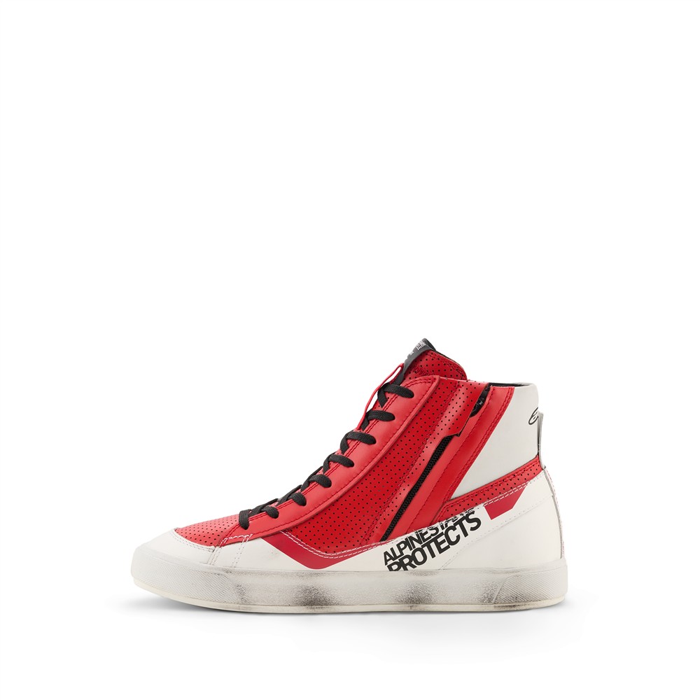 Stated Flair Shoes White/Bright Red 9/42