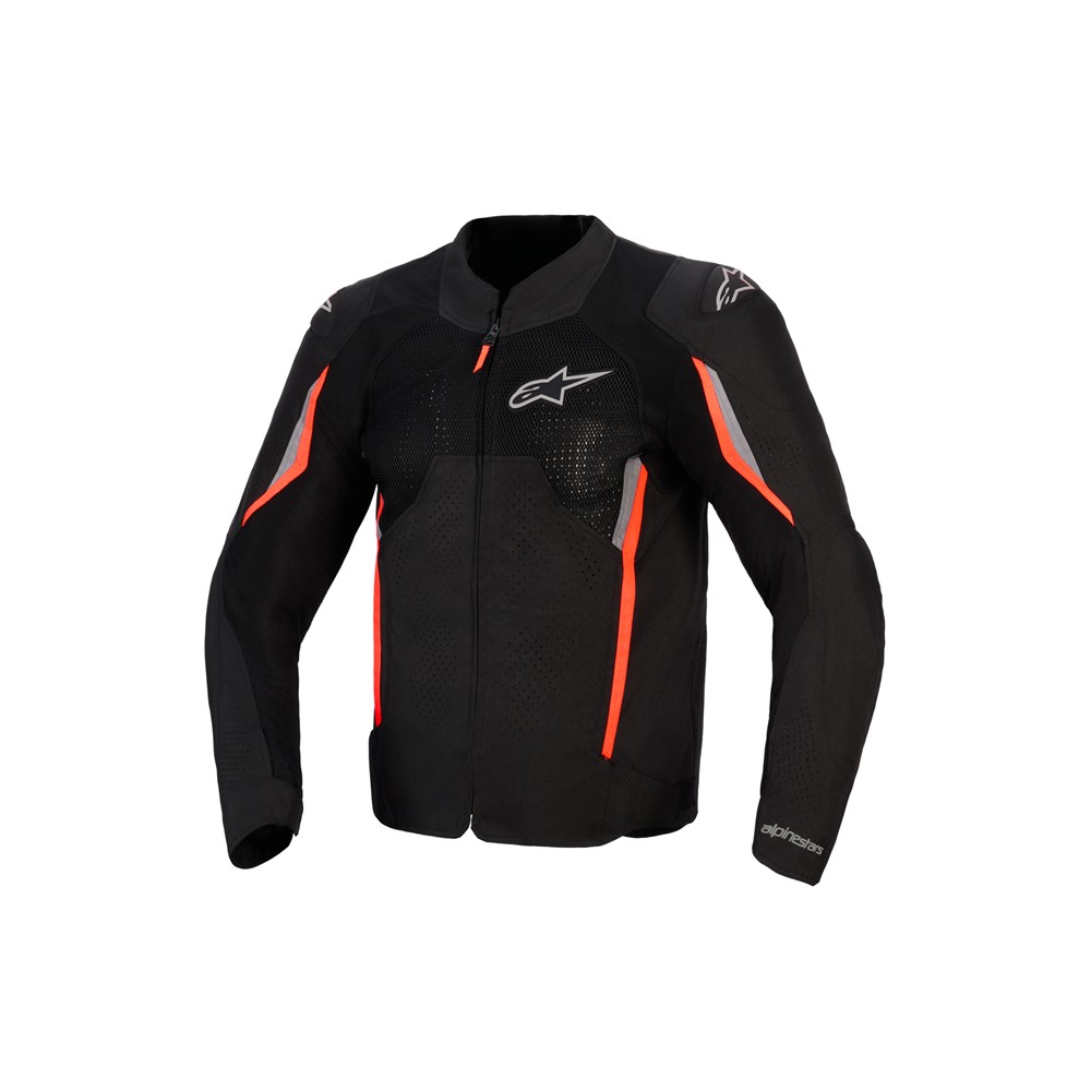 Alpinestars AST v3 Air Jacket Black/Dark Gray/Red Fluoro