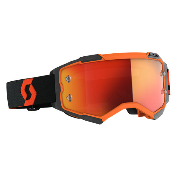 Fury Goggle Orange/Black Orange Chrome Works Scott