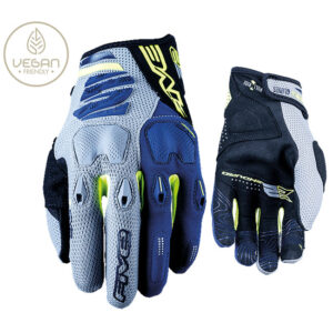 12/2XL E2 Grey/Fluo Yell/Navy Glove FIVE XXL