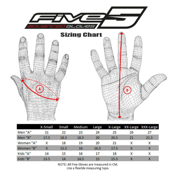 3XS/2XS/XS Unit Under Glove Black FIVE