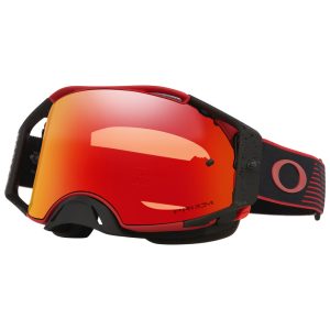 Airbrake MX Goggle Red Motion w/ Prizm MX Torch Iridium Lens Oakley