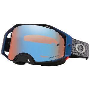 Airbrake MX Goggle Grey Strike w/ Prizm MX Sapphire Iridium Lens Oakley