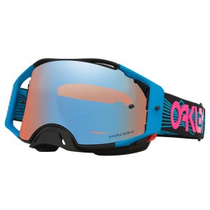 Airbrake MX Goggle Blue Wired w/ Prizm MX Sapphire Iridium Lens Oakley