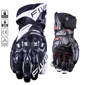 10/L RFX1 EVO Black/Red Race Gloves FIVE