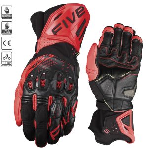 12/2XL RFX2 EVO Black/Fluro Red Gloves FIVE