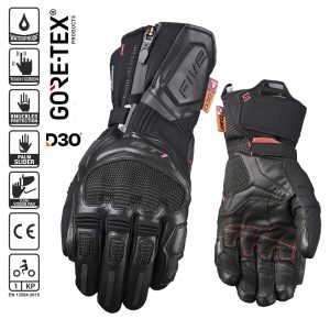 08/S GT1 Evo GTX Black Gloves FIVE