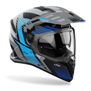 S Bandit Spicy Blue Gloss Helmet Airoh