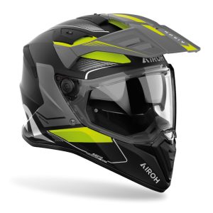 L Bandit Tune Yellow Matte Helmet Airoh