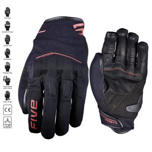 13/3XL RS4 EVO Black Gloves FIVE