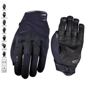 XL RS4 Woman EVO Black Gloves FIVE