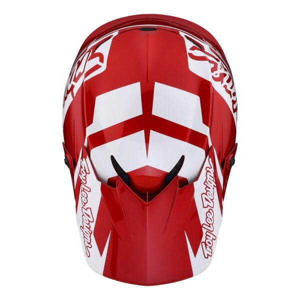 GP HELMET SLICE RED / WHITE