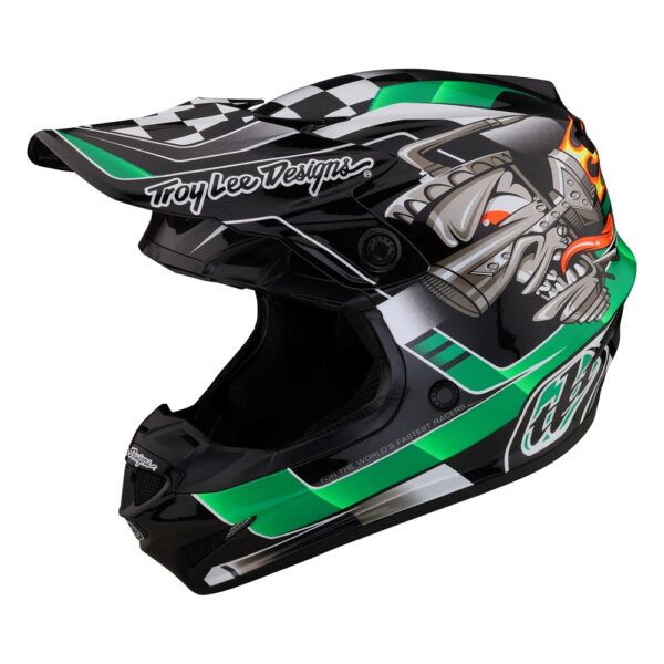 SE4 POLYACRYLITE HELMET W/MIPS CARB GREEN