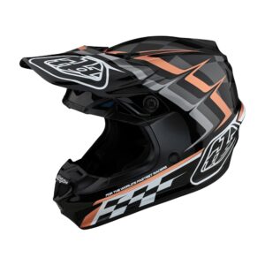 SE4 POLYACRYLITE HELMET WARPED BLACK / COPPER