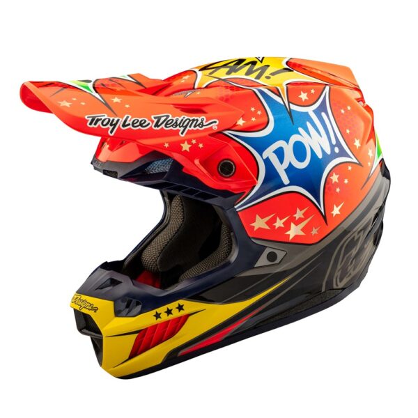 SE5 ECE COMPOSITE HELMET COSMIC EXPLOSION RED