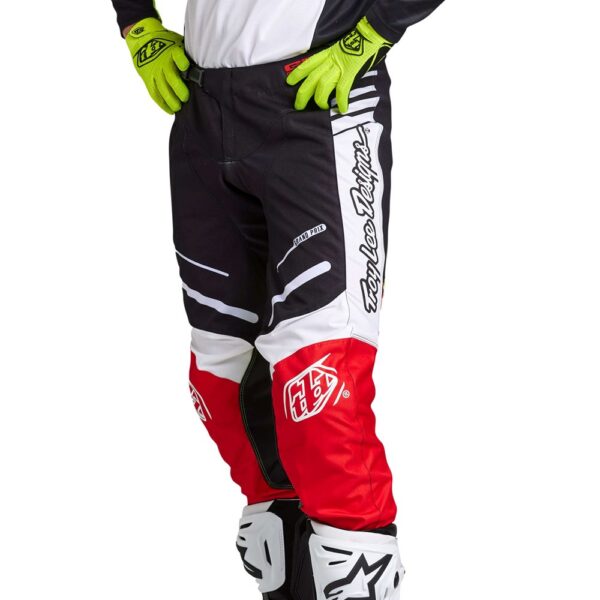 GP PRO PANT BLENDS WHITE / GLO RED