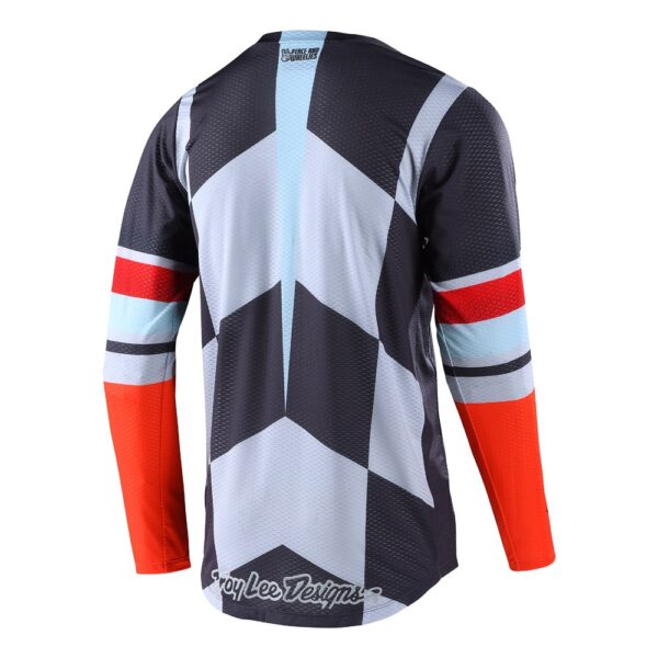 GP AIR JERSEY WARPED CHARCOAL / ORANGE