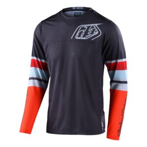 GP AIR JERSEY WARPED CHARCOAL / ORANGE