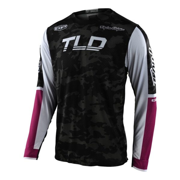 GP AIR JERSEY VELOCE CAMO BLACK / GLO GREEN