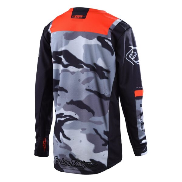 GP JERSEY BRAZEN CAMO BLACK / ORANGE | YOUTH