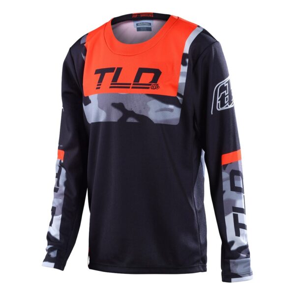 GP JERSEY BRAZEN CAMO BLACK / ORANGE | YOUTH