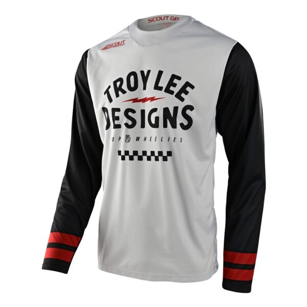 SCOUT GP JERSEY RIDE ON CHARCOAL / VINTAGE WHITE