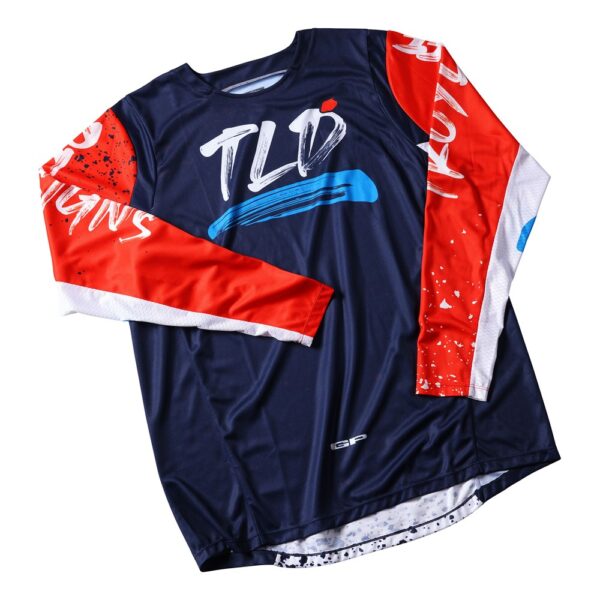 GP PRO JERSEY PARTICAL NAVY / ORANGE