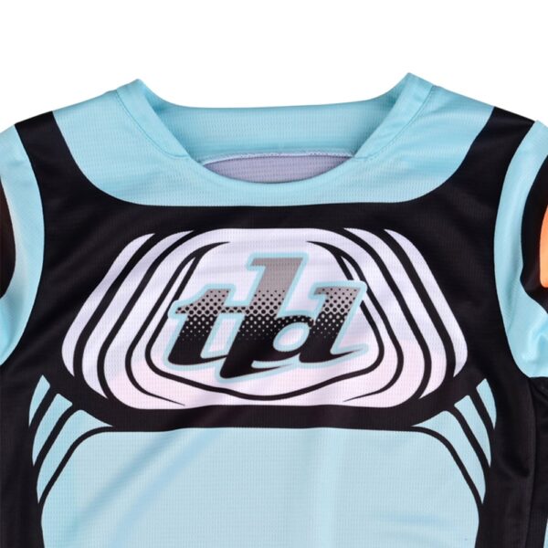 YOUTH GP PRO JERSEY WAVEZ BLEACHED AQUA