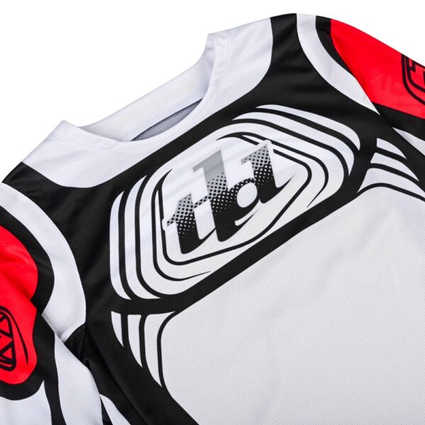 YOUTH GP PRO JERSEY WAVEZ OFF-WHITE / RED